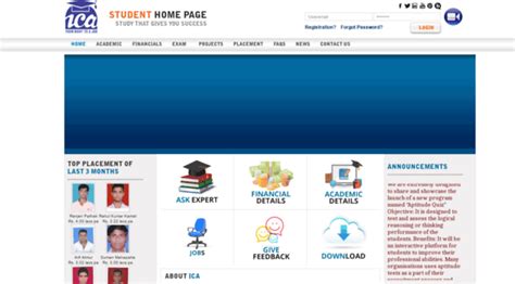 ica student portal|Index [online.icajobguarantee.com].